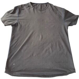 BYLT Basics XL Charcoal Gray Drop Hem Premium Tee Performance Techwear Luxe